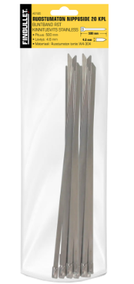 Kaabliside roostevaba 4,6 x 500mm, metall, 20tk/pk