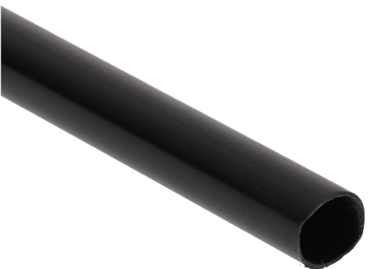 Termokahanev toru 22/6 mm liimiga must