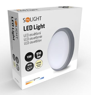 LED valgusti SIENA 20W 4000K 1500lm IP54 hall ¨230mm