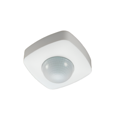 Liikumisandur PIR 360° 20 m 230V 2000W IP65 lakke valge