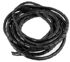 Juhtmespiraal HD-6 Ø4–50 mm, PE, must
