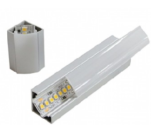 LED nurgaprofiil 1m opaal hall IP20