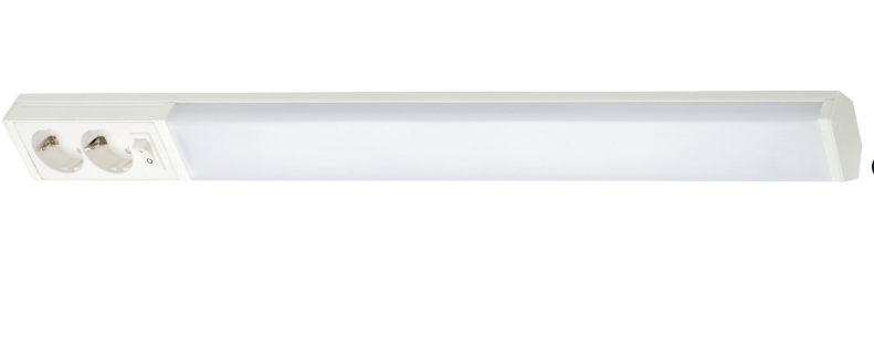 LED valgusti nurk pesadega, 11W, 750mm, valge, 3000/4000K