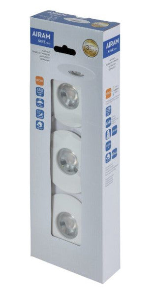 Ripplaevalgusti LED, 5W, 450lm, 3000K, IP44, valge