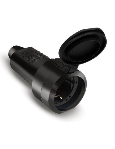 Jätkupesa maandusega IP44 16A must