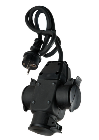 Pikendusjuhe 3 os 1m IP44 must