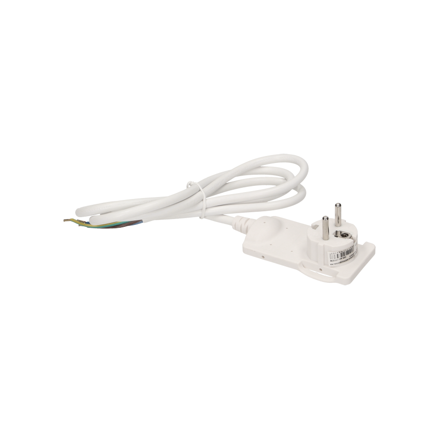 Pistikuga juhe 1,5 m 2×0,75 mm² IP44 valge