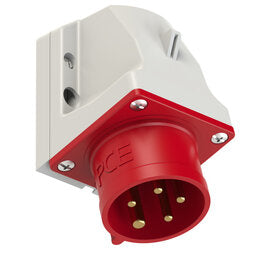 Seinapistik 16A 5P 6H 400VAC IP44 (ava M25), CEE