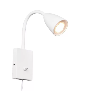 WANDA wall light GU10 max 10 W IP20 white 235 mm