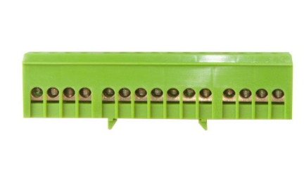 Maanduslatt kaetud 15 osa 16 mm² 60 A roheline