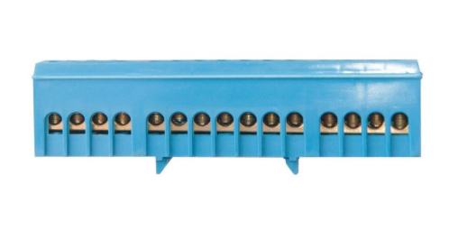 Nulllatt kaetud 15 osa 16 mm² 60 A sinine