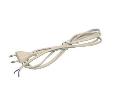 Pistikuga juhe 10m valge 2x0,75mm2