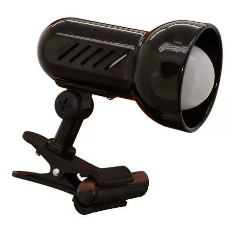 Näpitsvalgusti E27 60W 230V IP20 lülitiga must 130×160 mm