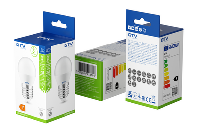 LED lamp E27 3W 255lm 4000K