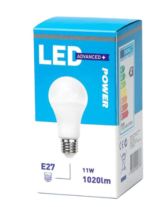 LED lamp E27 A60 11W 1020lm 2700K