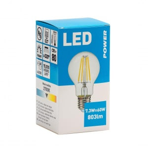 LED lamp E27 7,3W 803lm 2700K