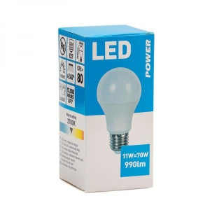 LED lamp E27 A60 11W 990lm 2700K
