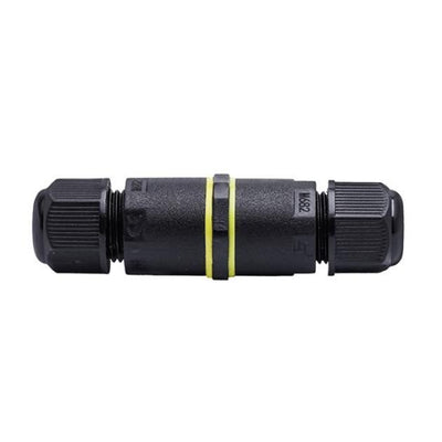 Ühendusmuhv IP68 mini 3×1,5 mm² kaablile 3–9 mm must