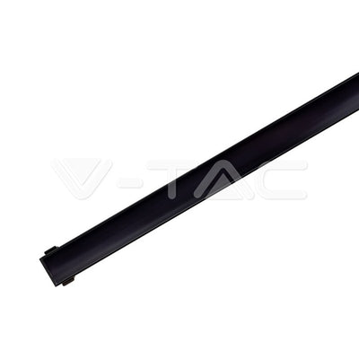 LED alumiinium profiil 17,4×7 mm 2 m must IP20