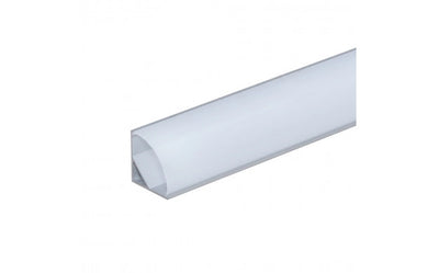 LED nurgaprofiil, 16x16mm, 2m, hall alumiinium, IP20