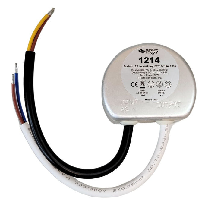 LED toiteplokk 12V/10W IP67 0,83A