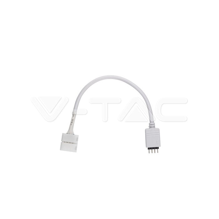 RGB ühendus 10mm 4 otsa valge mamma/papa valge