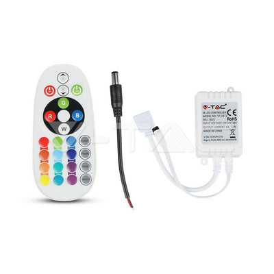 RGB LED-riba kontroller puldiga 12–24V 72–144 W 6 A IP20