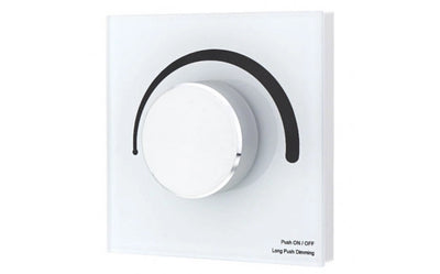 LED dimmer süvistatav 12–24V 144–288 W 3 kanalit 12,5 A IP20 valge
