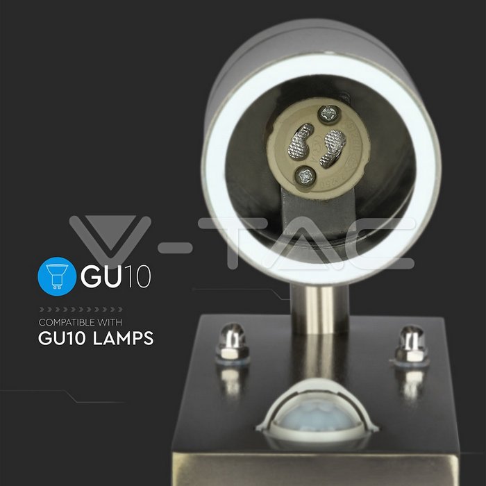 Seinavalgusti sensoriga GU-10 35W max IP44