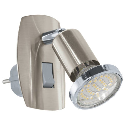 Seinavalgusti MINI 4 GU10 LED 3W 3000K 250lm IP20 satiinnikkel/kroom 100mm