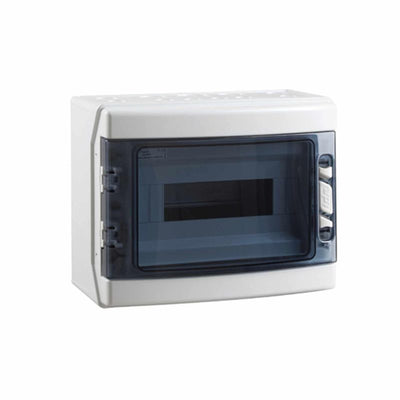 Kilp 1x12 moodulit pinnapealne IP65 läbipaistva uksega