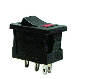 Klahvlüliti ON-OFF 6A LED indikaatoriga punane