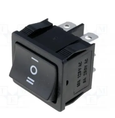 Klahvlüliti ON-OFF-ON 6A must