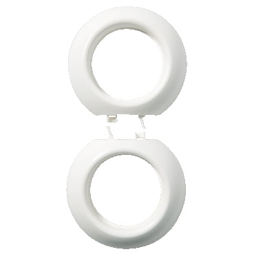 RENOVA Raam 2x ümmargune valge, lõpp