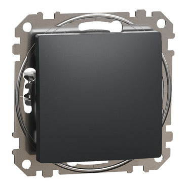 Intermediate switch, flush-mounted, anthracite, SEDNA
