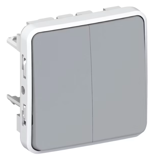 Grupilüliti IP55 süvistatav hall PLEXO