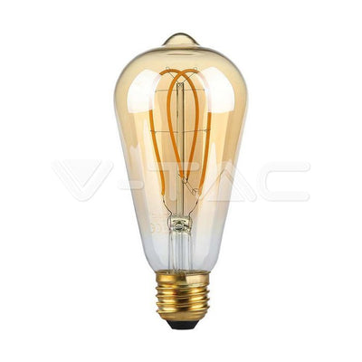 LED lamp E27 ST644,8W 300lm 1800K filament merevaiguklaas