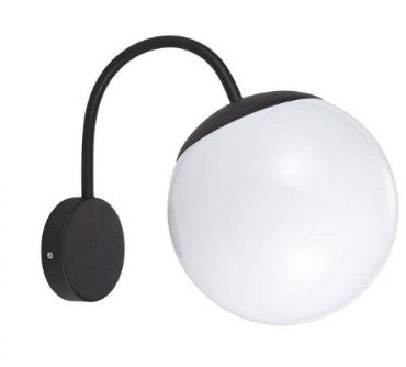 Seina valgusti E27 matt must IP44