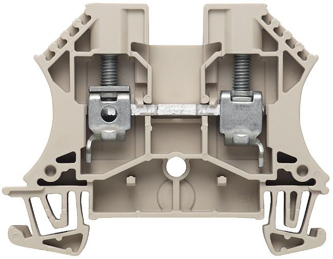 Riviklemm Weidmüller WDU 6 1P 6 mm² tume beež