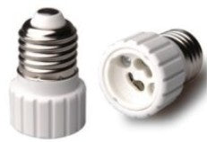 Lambipesa üleminek E27-GU10 valge