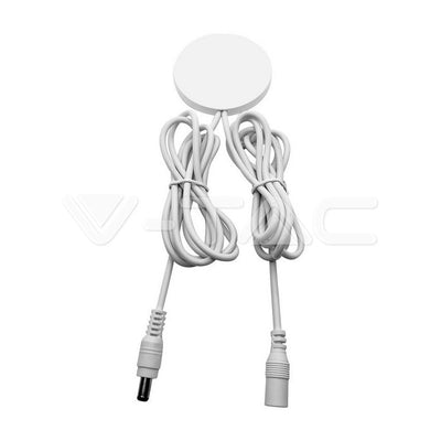 Peidetav puutedimmer LED-ribale 12–24V 72–144 W 6 A valge IP20