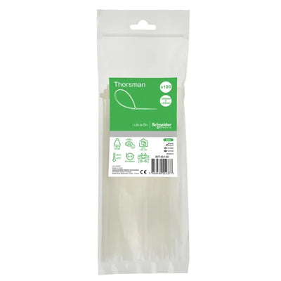 Kaabliside 3,6x200mm valge