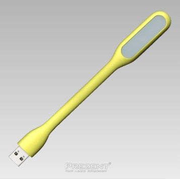 USB-valgusti LED 1,2W 50 lm 5V IP20 kollane 19×9×169 mm