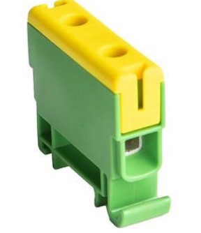 Riviklemm 1P Al/Cu 1,5–16 mm² kollane-roheline