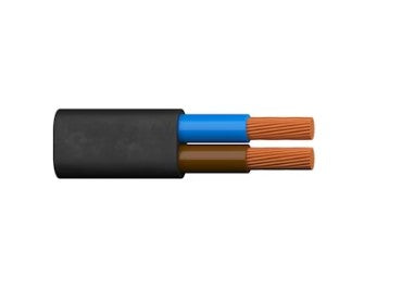 Paindkaabel 2x0,5 mm² lapik must