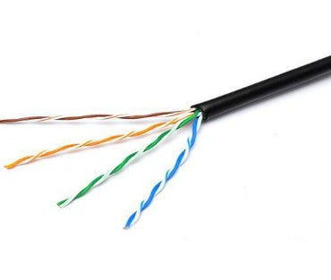 Cat 5 Kaabel Must