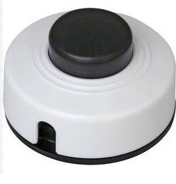 Põrandalambi lüliti valge/must nupp