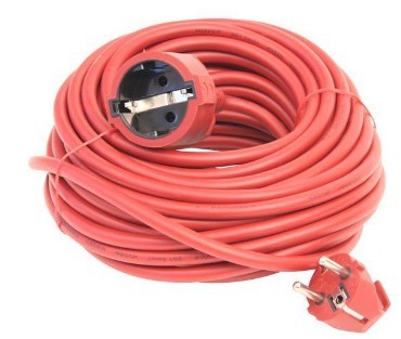Jätkujuhe 25m 3x1,5 paindkaabel IP20 punane