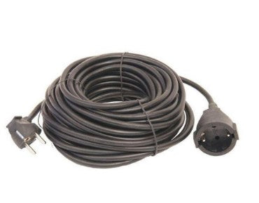 Jätkujuhe 20m 3x1,5 kummikaabel IP44 must