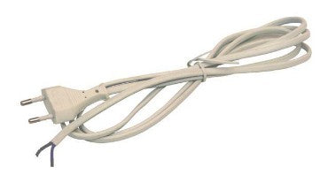 Pistikuga juhe 3m valge 2x0,75mm2